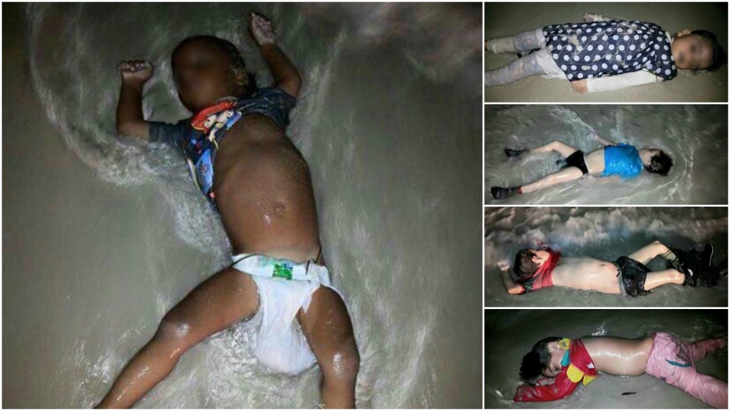 The bodies of five children recovered off the coast of Zuwara with another 111 cadavers. Only 180 survived from a boat carrying between 430 and 470.