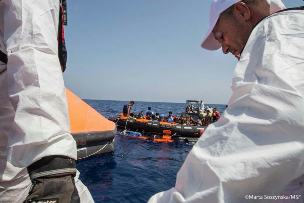 Search operations are ongoing but few are hopeful that more survivors will be found. Photo: Marta Sozyinska / MSF